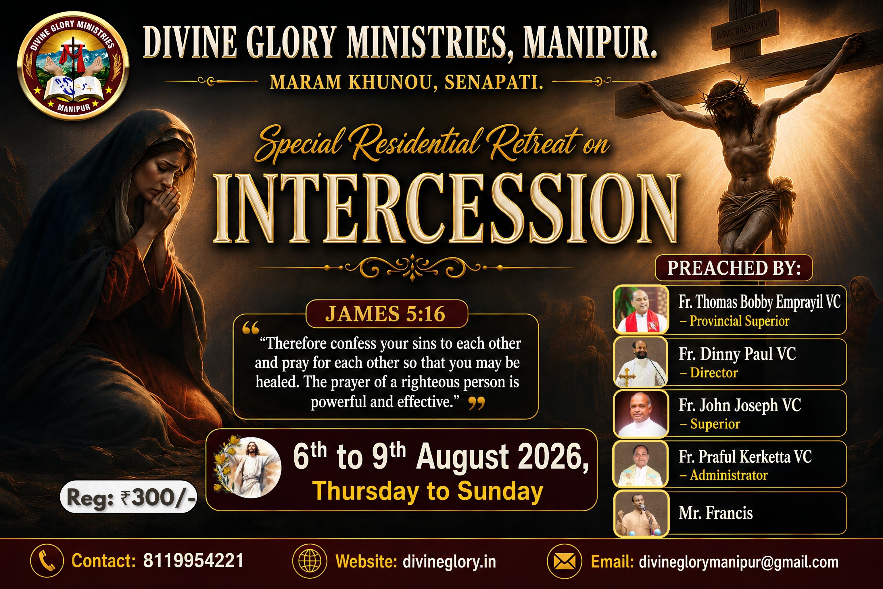 Special Residential Retreat on Intercession; 6th - 9th August 2026 - GALLERY