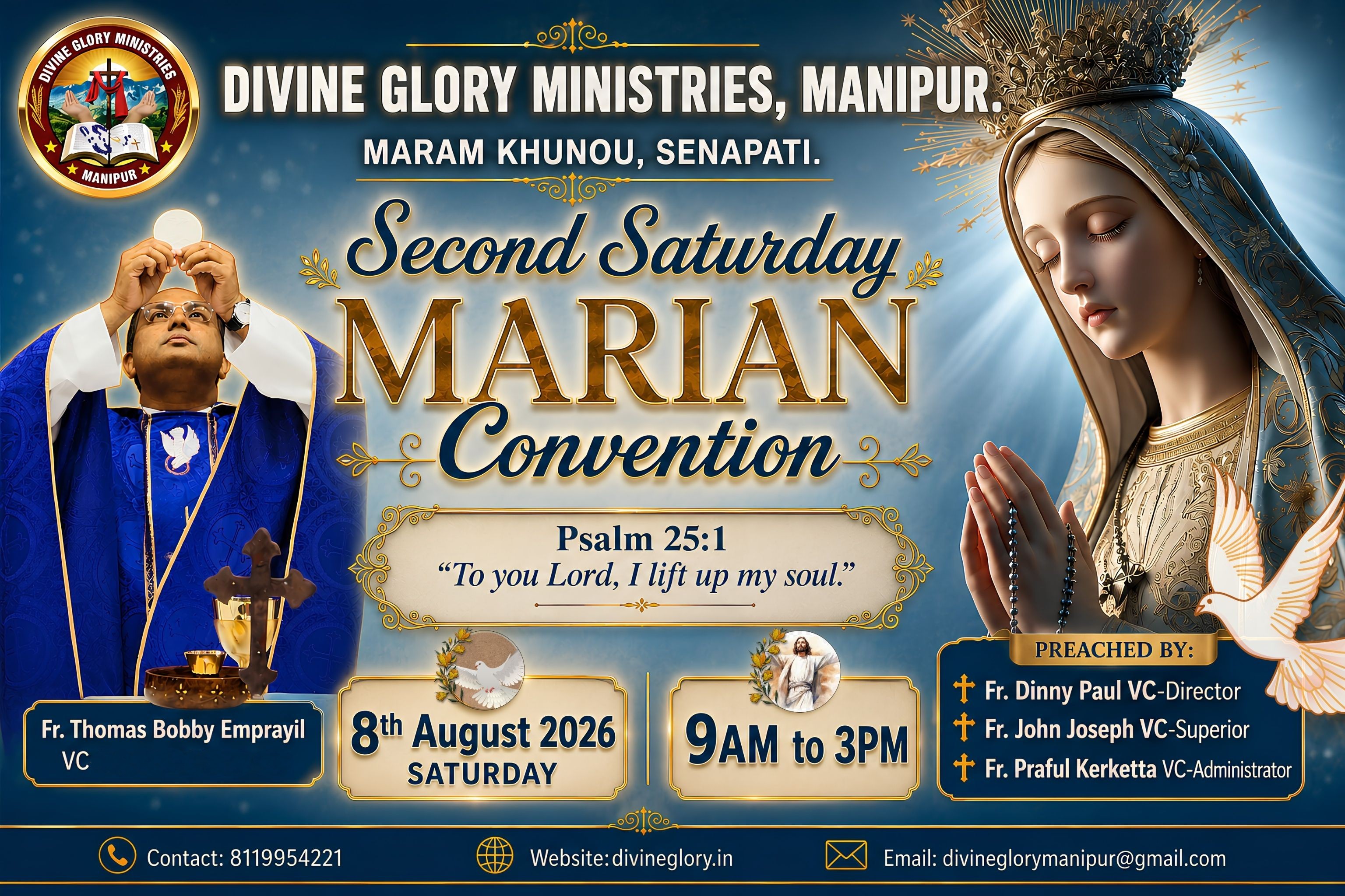 Second Saturday Marian Convention; 8th August 2026 - GALLERY