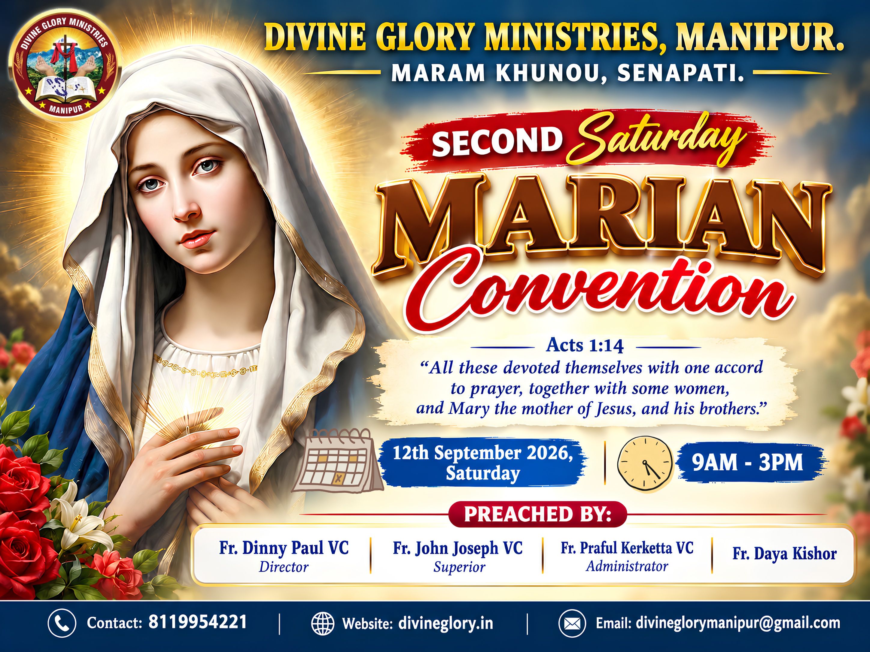 Second Saturday Marian Convention; 12th September 2026 - GALLERY