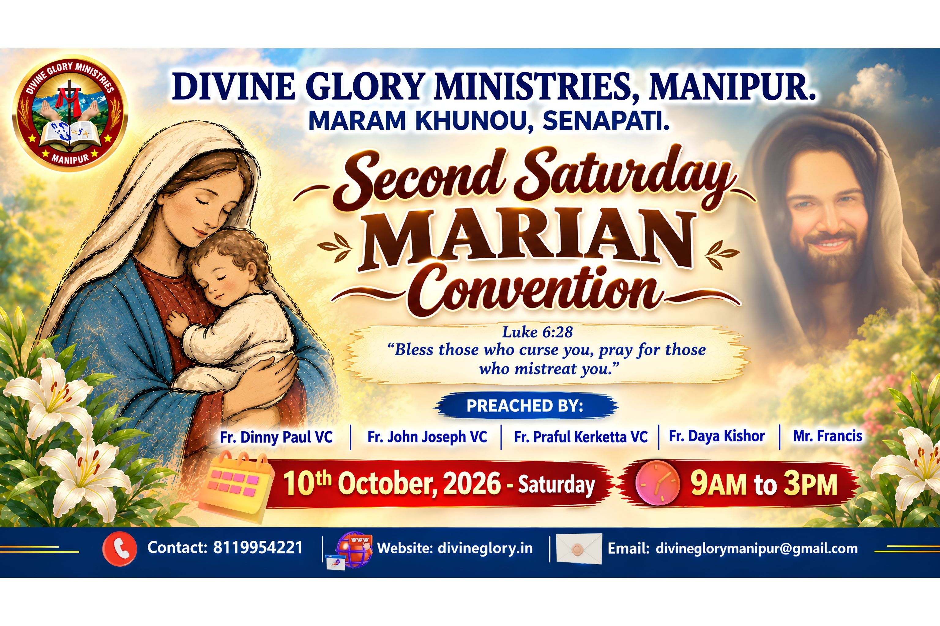 Second Saturday Marian Convention; 10th October 2026